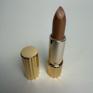 Estee Lauder Perfect Lipstick Bare Shimmer 4K Gold Ribbed Vintage New